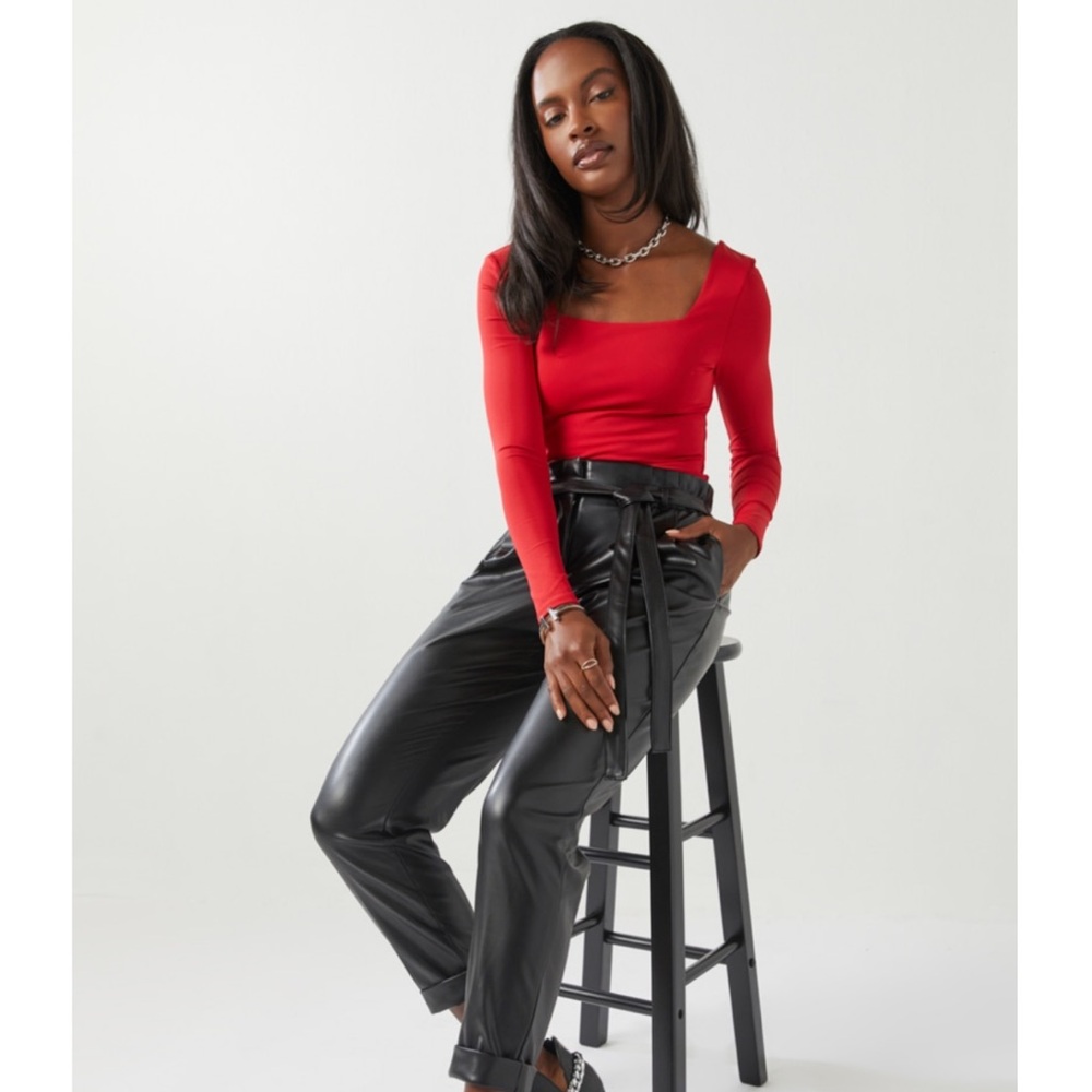 Kendra tie waist vegan joggers